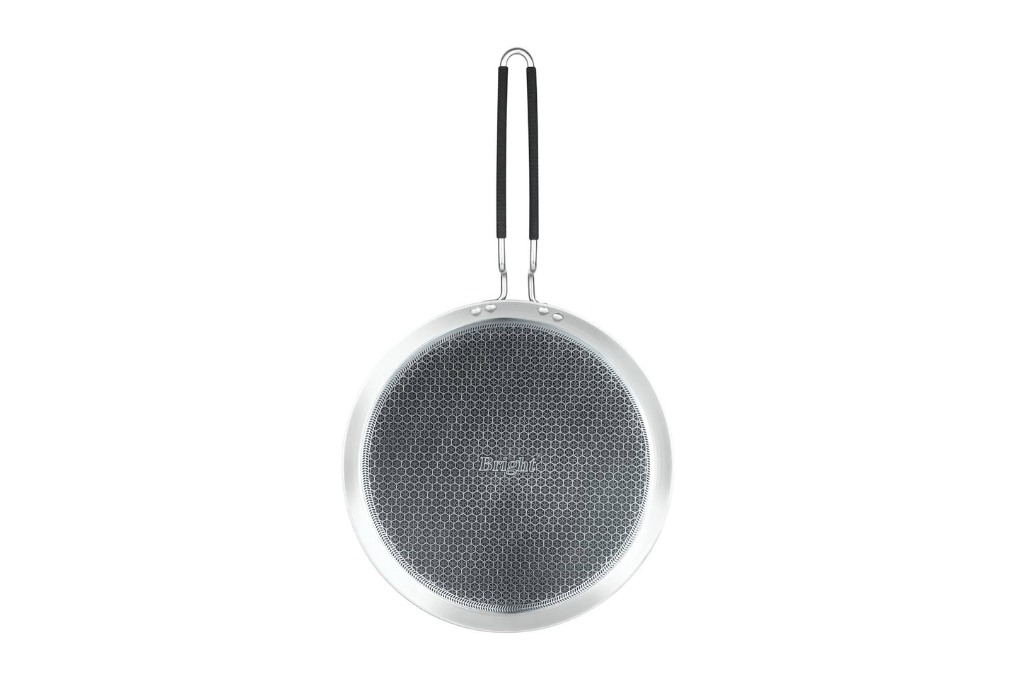 Bright 28 CM Tri-Ply Dosa Tawa with Honeycomb Non-Stick Coating | Even Heating, Induction Friendly & Perfectly Crisp Dosas