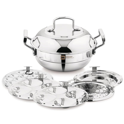 BERGNER BE Essentials Triply Stainless Steel 21cm Multi Kadai