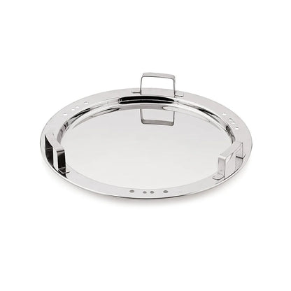 Bergner Argent Tri-Ply Multi Kadai with Lid and 6 Plates