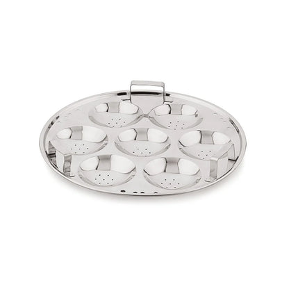 Bergner Argent Tri-Ply Multi Kadai with Lid and 6 Plates
