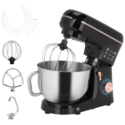 HOMCOM 5L Electric Stand Mixer with Dough Hook and Whisk