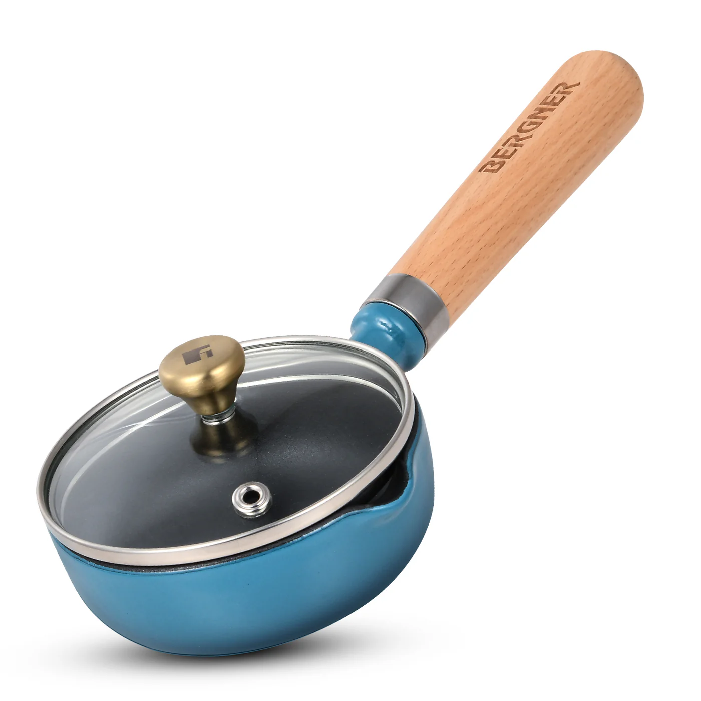 Excalibur Light Cast Iron 12cm / 200ml Tadkapan - Induction Bottom, Blue - Image 3